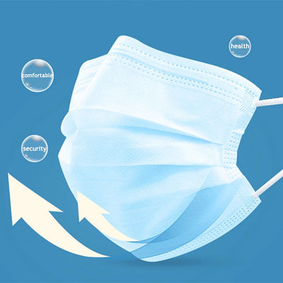 Dust Free 50pcs Surgical 3 Ply Earloop Medical Mask